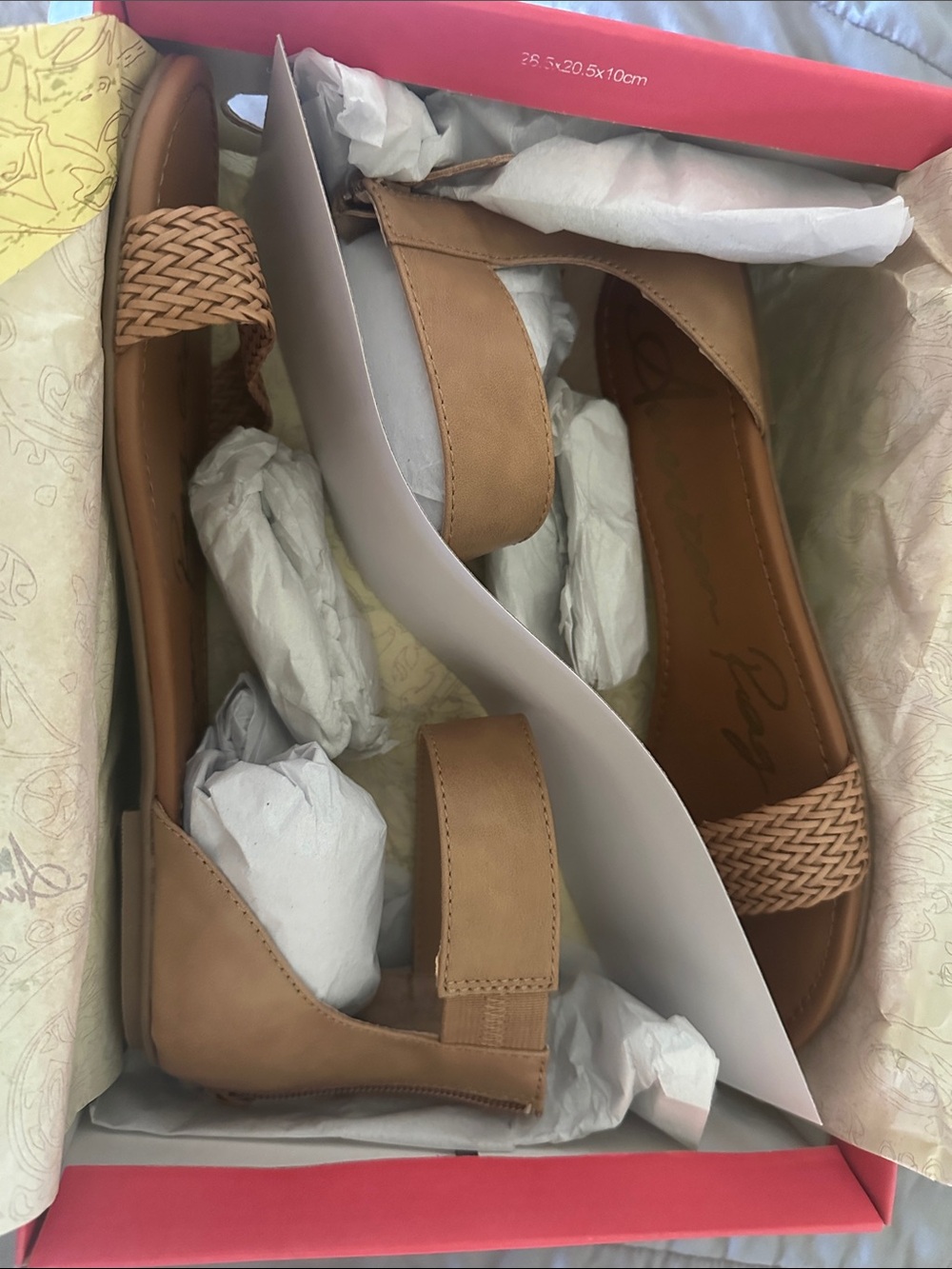 American Rag Tan Braided Strap Sandals